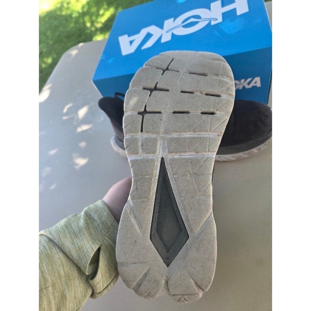 Hoka Mach 4 Black Dark Shadow Running Shoes Womens 9B Low Top Athletic Sneakers - Picture 6 of 8